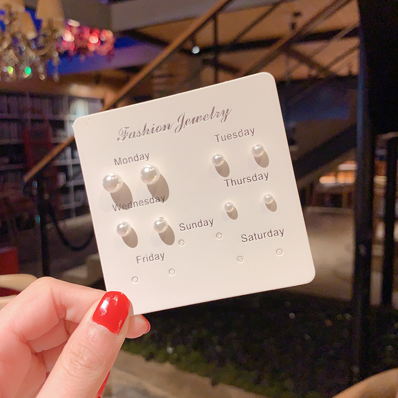 Without Repeating Simple Earrings Female Small Earrings New