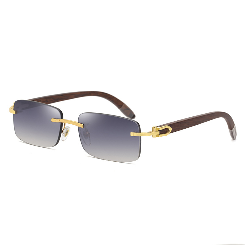 Gold frame double gray