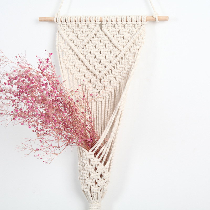 Woven Net Bag Flower Basket Wall Decoration Flower Shop Decoration — foto 5