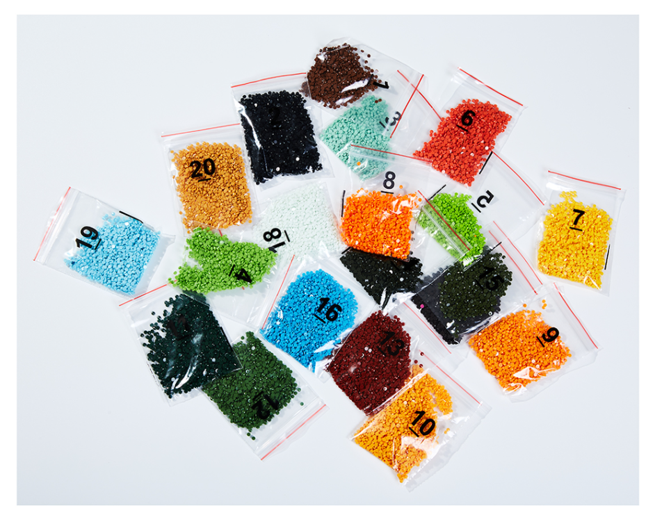 Diamond Painting Painted Blue Bird And Rose Mosaic Decoration