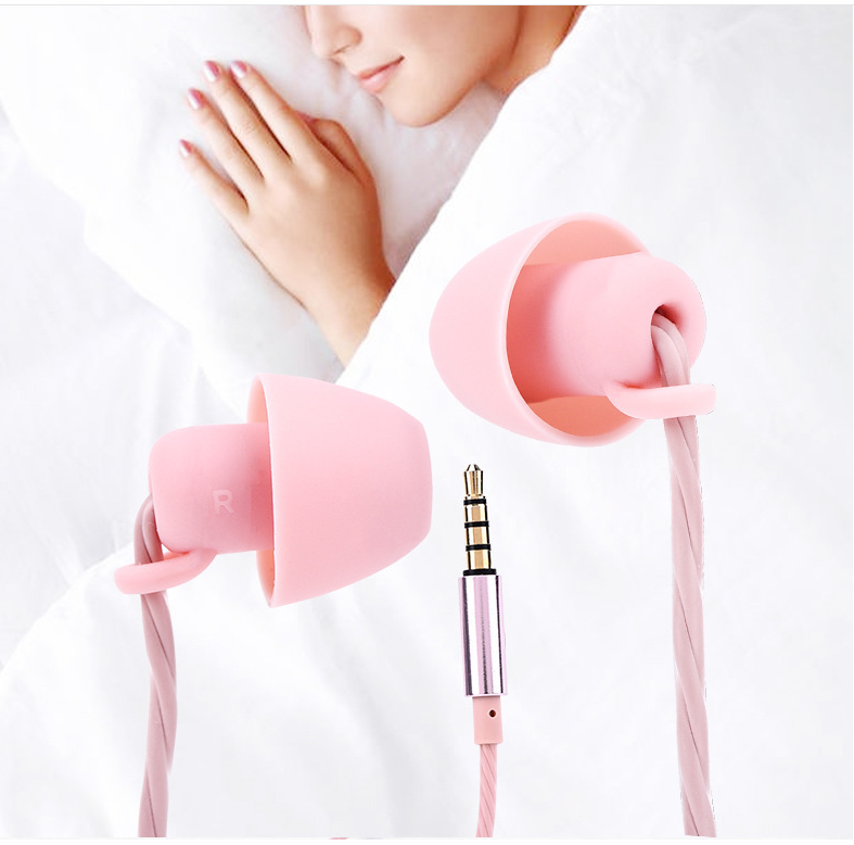 HiFi 6mm Copper Ring Speaker Silicone Sleeping Earphone - Image 3
