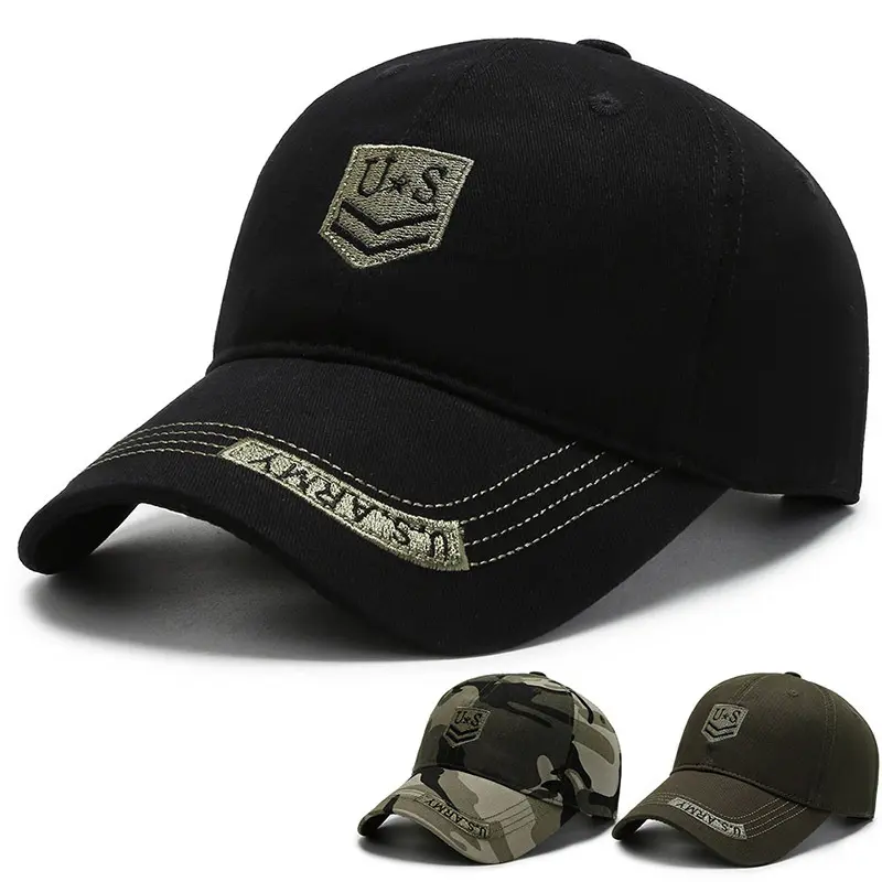 Men'S Camouflage Cap Trend Fashion Embroidered Baseball