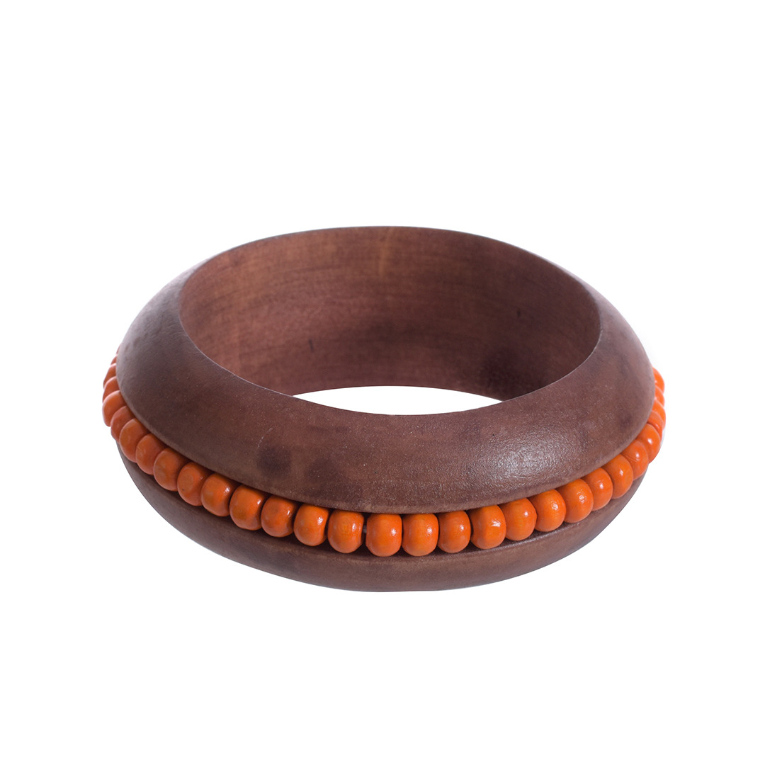 European And American Vintage Fashion Wood Bracelet