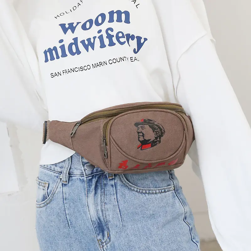 Canvas Belt Bag New Simple And Strong