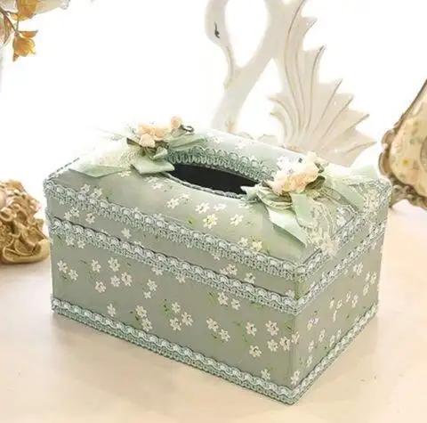 Jewelry Box, Earrings, Ring Storage Tissue Box