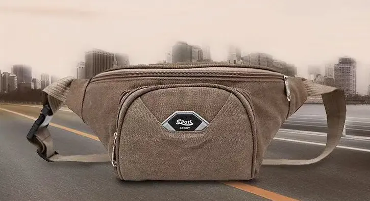 New Canvas Belt Bag Customized Outdoor Sports