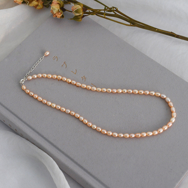Retro Hong Kong Style Simple Pearl Necklace