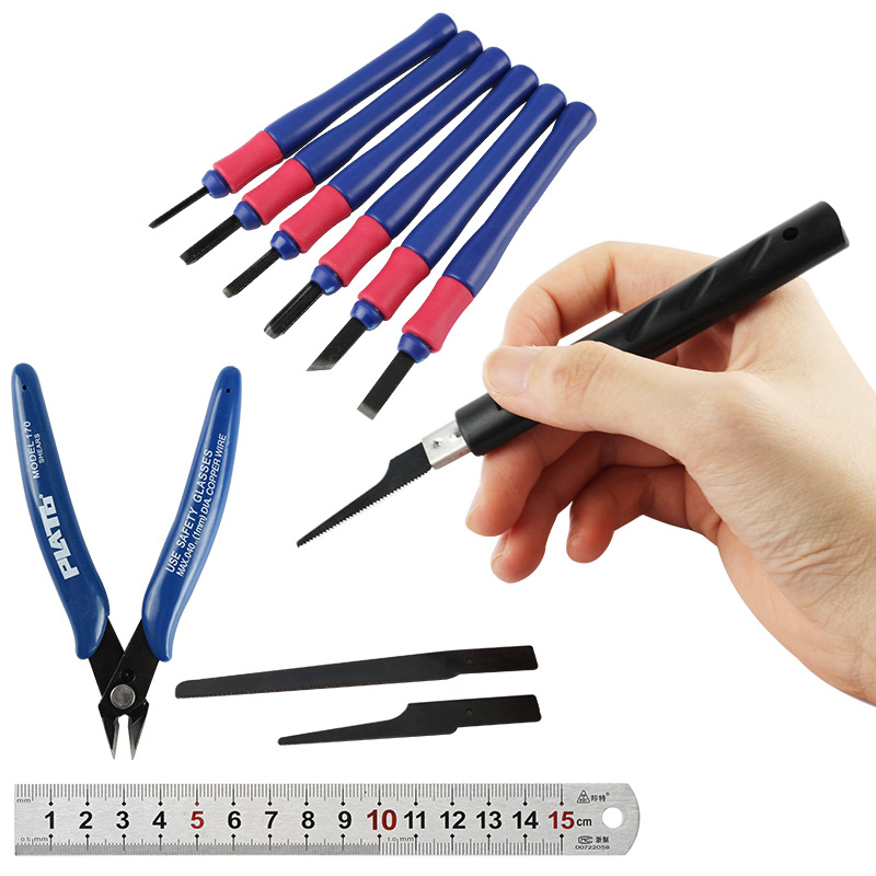 Model maintenance and repair tool kit (blue)