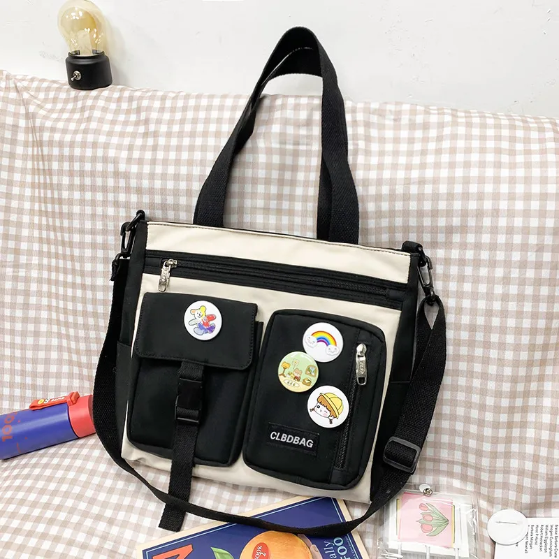 Large-capacity Bag For Primary And Middle School Students And Girls To Make Up Lessons - Black
