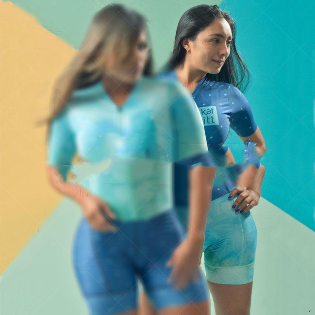 Title 6, Conjunto de meia-calça feminina de ciclismo pro...