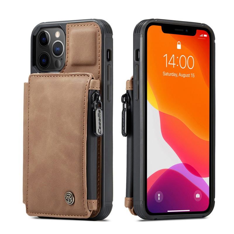 Coque de Téléphone Rétro Multifonction ZEPHYR en noir
