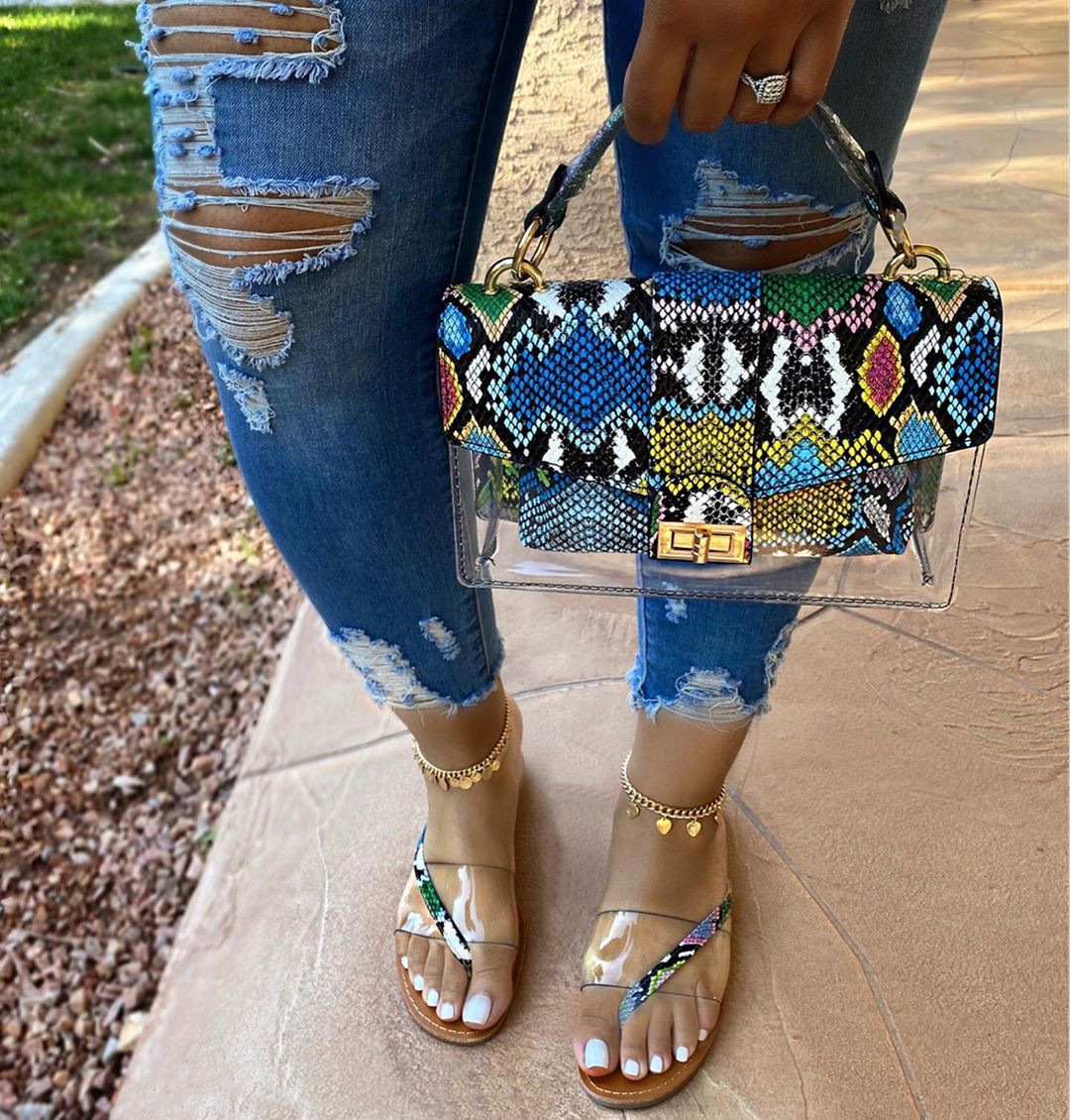 Fashion Simple Ladies Flat Sandals