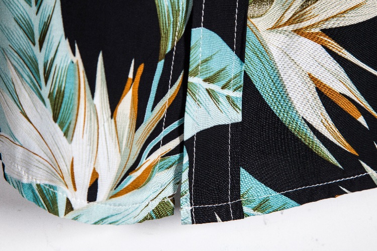 Men's Casual Short-sleeved Floral Shirt