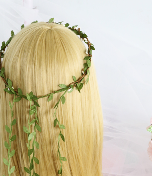 Simple, And Mori Female Literary And Artistic Green Leaves