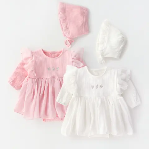 Baby Girl Autumn Dress Princess Red