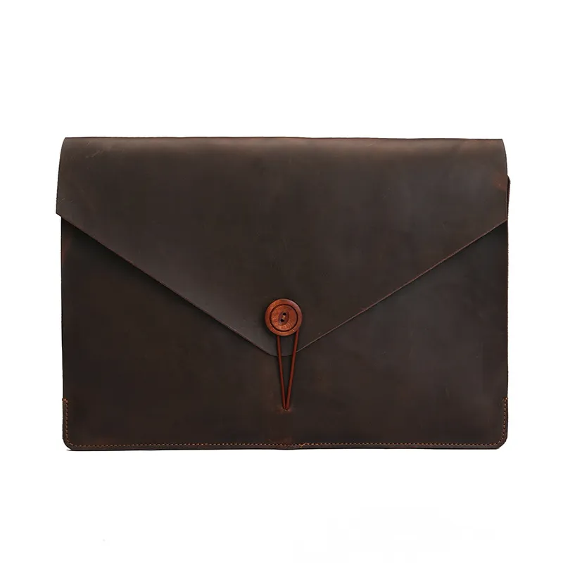 New Laptop Liner Bag, Computer Clutch, Tablet Case - Coffee