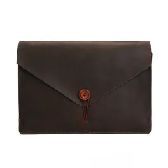 New Laptop Liner Bag, Computer Clutch, Tablet Case - Coffee - View 1