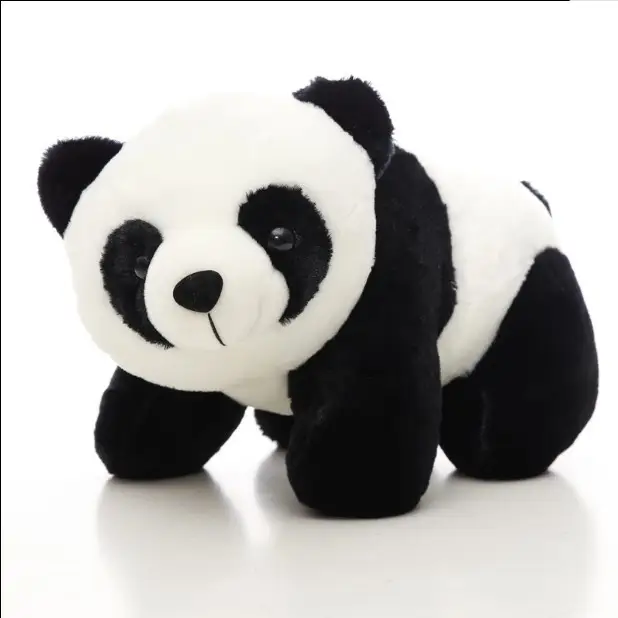 Cute Gift Lying Pose Giant Panda Plush Toy Panda Figurine Doll