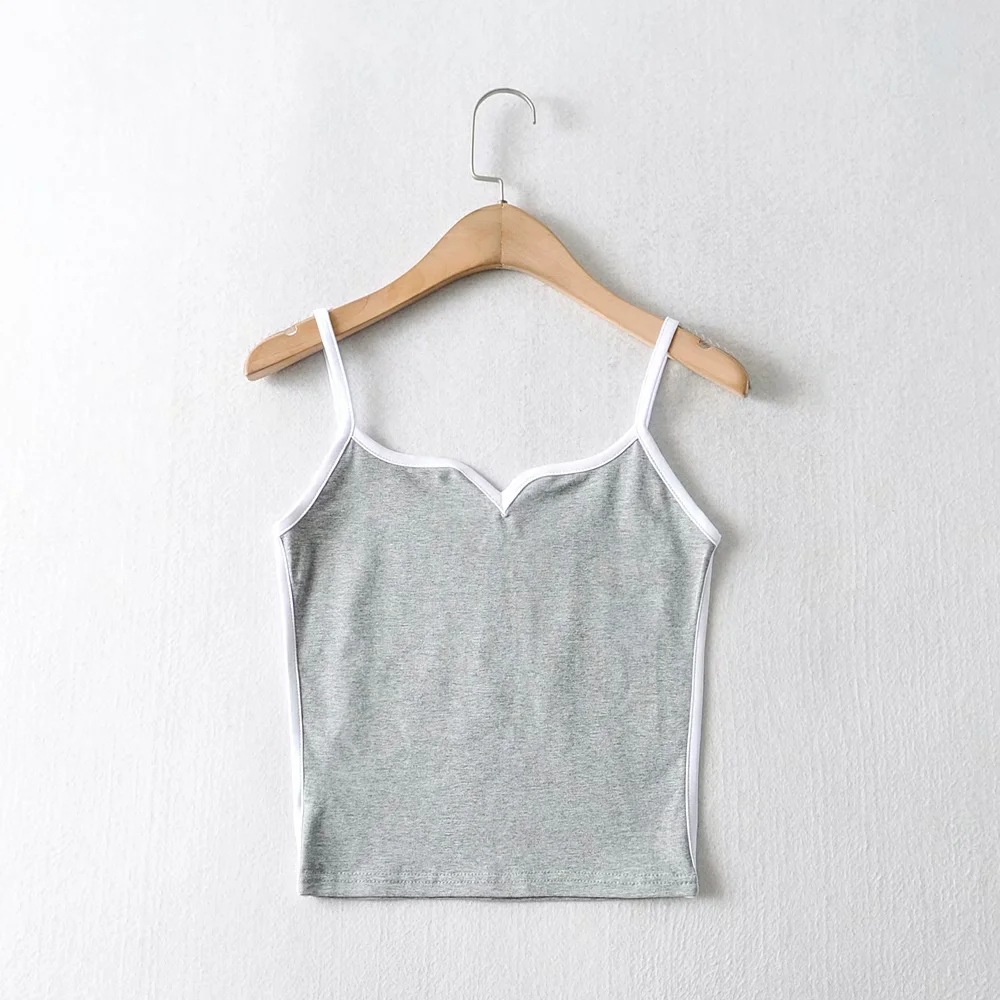 European And American Style Tight Short Suspender Top