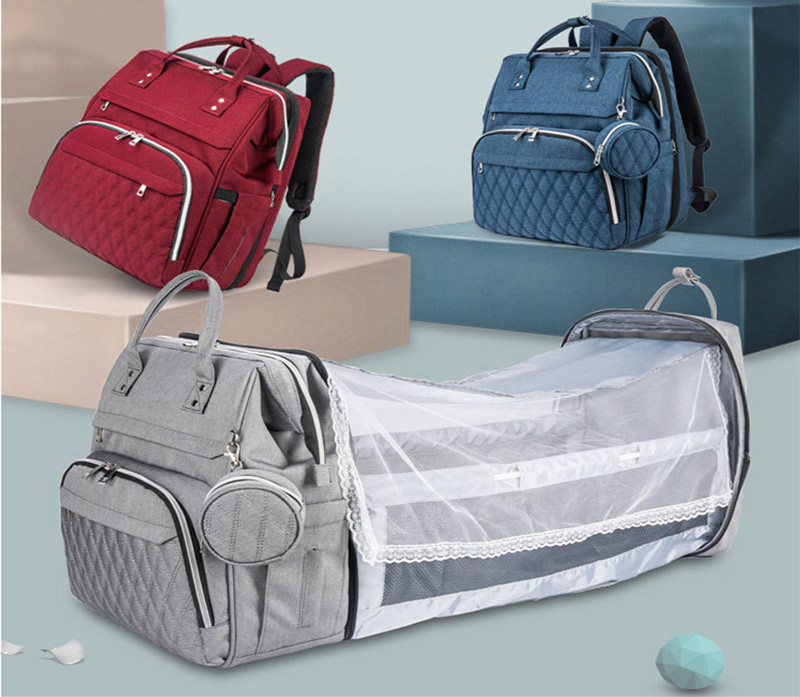Mommy Bag Single Shoulder Large Capacity Mother And Baby Bag — foto 3
