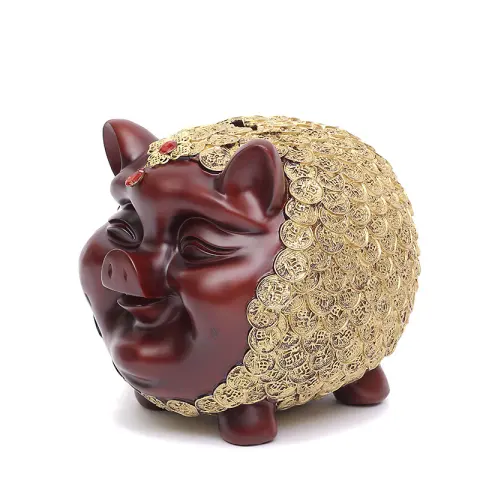 Large Resin Piggy Bank