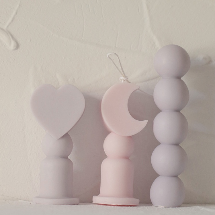 Silicone Candle Molds, 3 Styles, picture 2 of 4