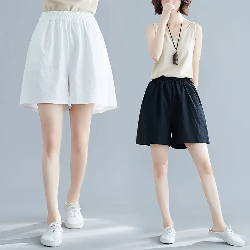 Literary Fan High Waist Wide Leg Pants Loose