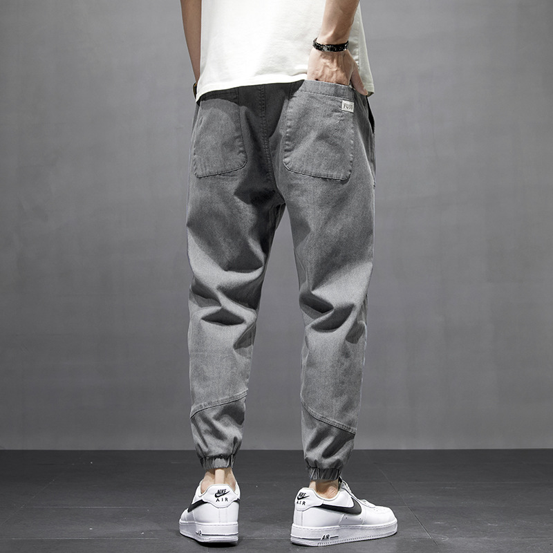 Imit Ation Cow Casual Pants Men's Tethered Men's Pants