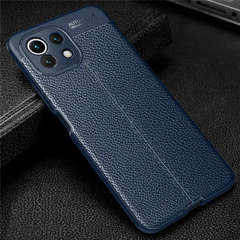 Lychee Leather Pattern Men's Mobile Phone Case