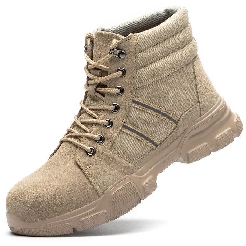 Oxford Cloth Anti-Smashing And Anti-Piercing High-Top Safety Shoes