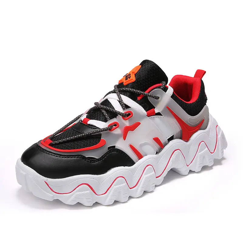 Summer New Style Thick-Soled Leather All-Match Korean Casual Sneakers