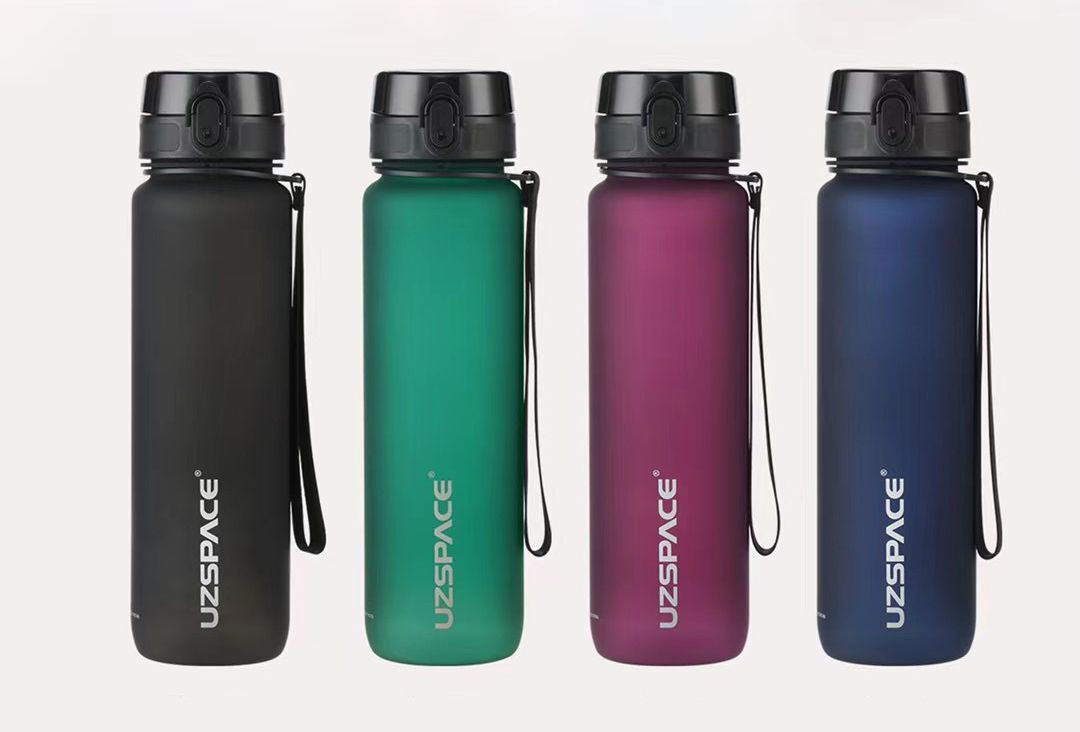 Colorful Frosted Plastic Sports Bottle Student Cup