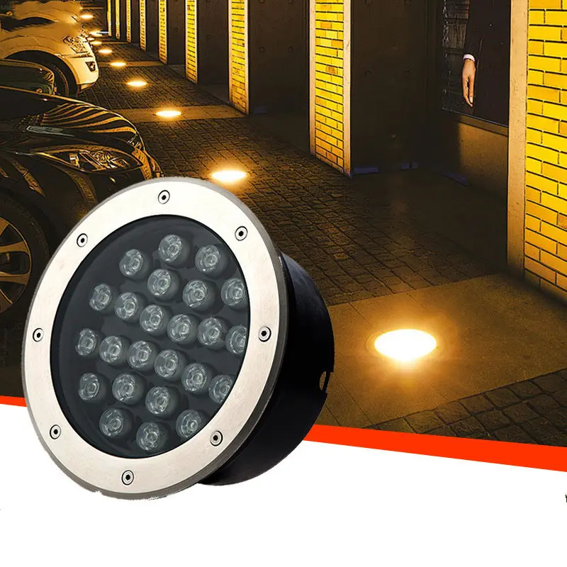 Led Underground Light 1W Outdoor Waterproof RGB