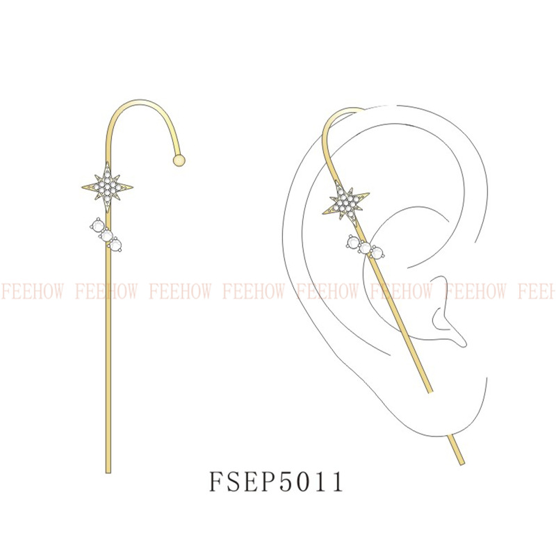 New Circle Earrings Earrings Exaggerated Cold Wind Korean Temperament