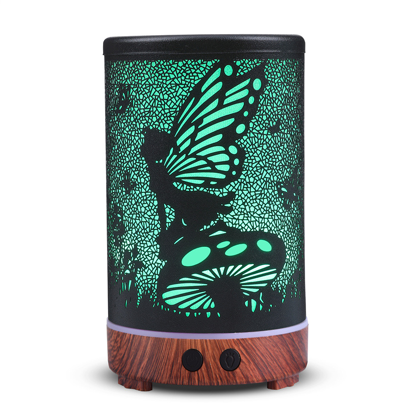 Household Flower Fairy Iron Art Hollow Aroma Diffuser