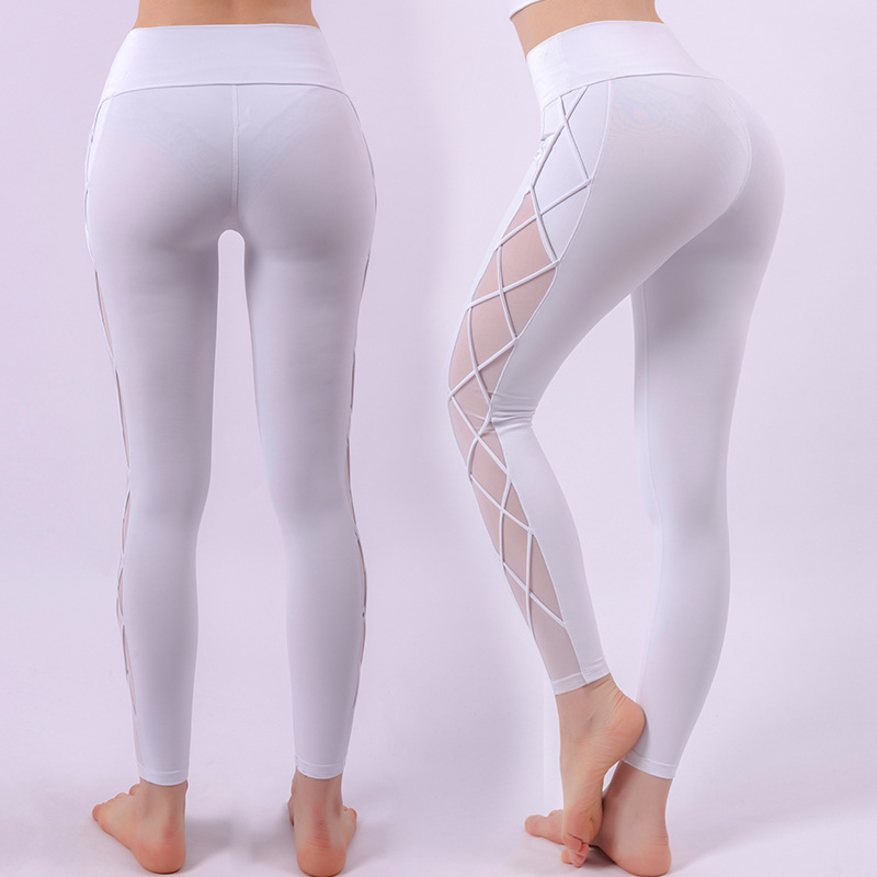 Title 8, Figurbetonte Yoga-Leggings mit hohem Bund und N...