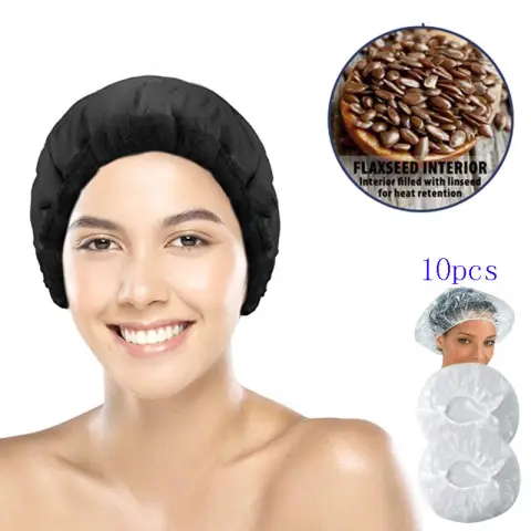 Flaxseed Care Cap Oiled Hair Mask Dry Cap