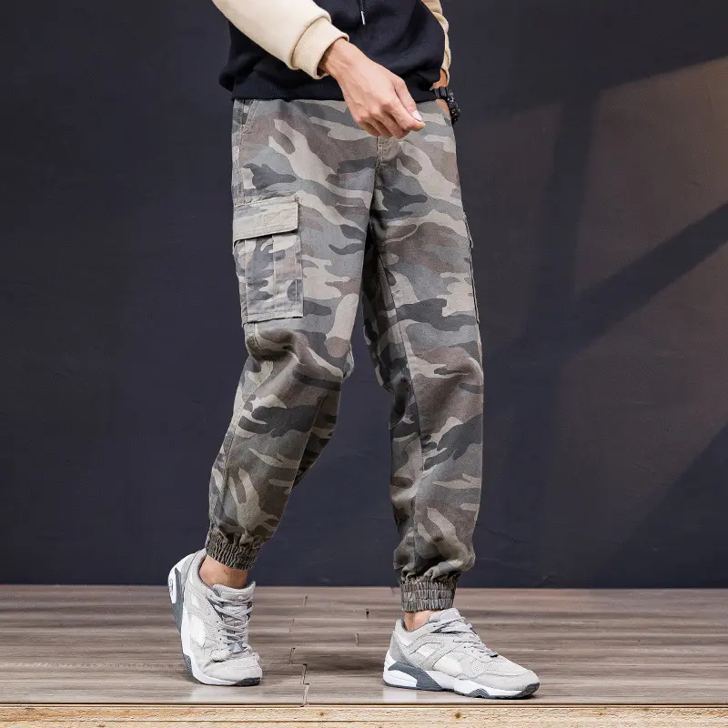Spring New Camouflage Pants Men's Korean Version