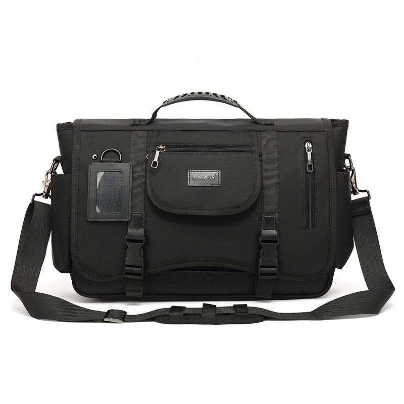 Handbag Retro One Shoulder Straddle Canvas Messenger Bag Black - Shop at LoveMi