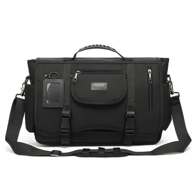 Handbag Retro One Shoulder Straddle Canvas Messenger Bag Black - Shop at LoveMi