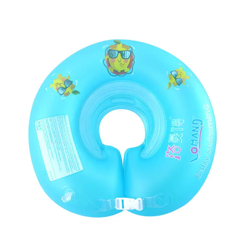 Baby Swimming Ring Neck Newborn Inflatable Plum