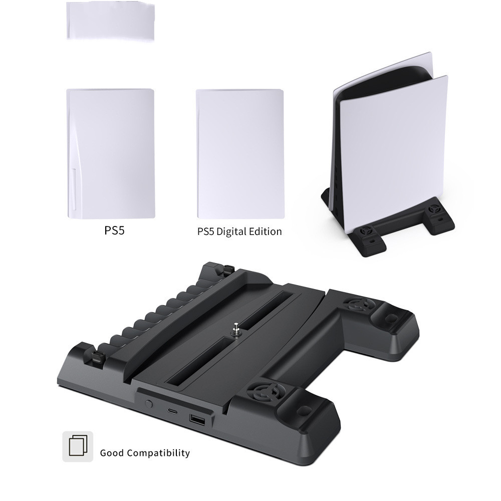 Host Multi-Function Fan Base PS5 Gamepad Dock Charger Fan - Image 3