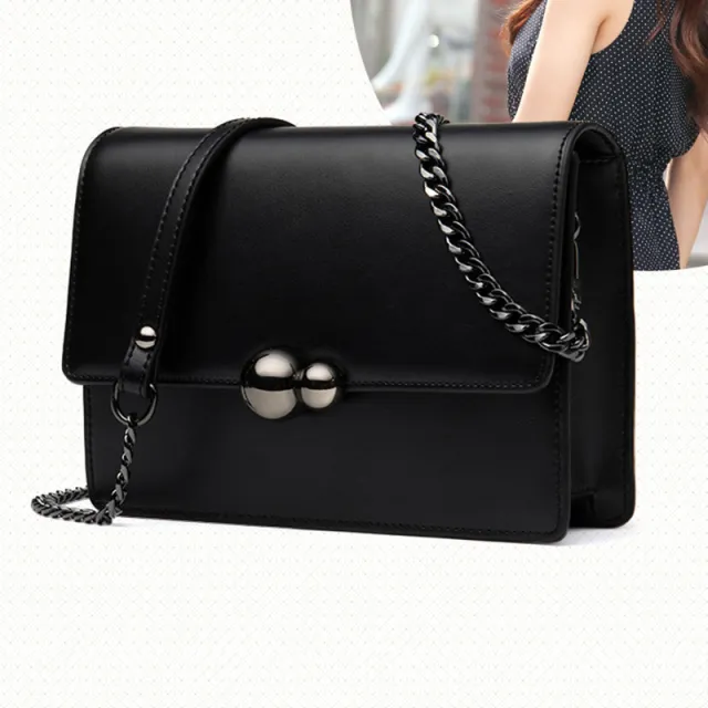 Summer New Style Women's Bag Shoulder Bag Women's Leather Black - Shop at LoveMi