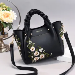 Hand Bags Tote Bag For Women Shoulder Woman Ladies Shopping - Black - View 1