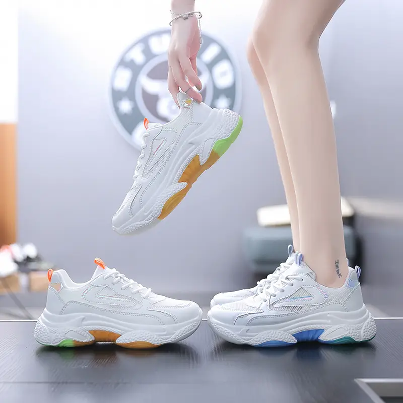 Thick-soled Mesh Breathable Casual Sports Shoes