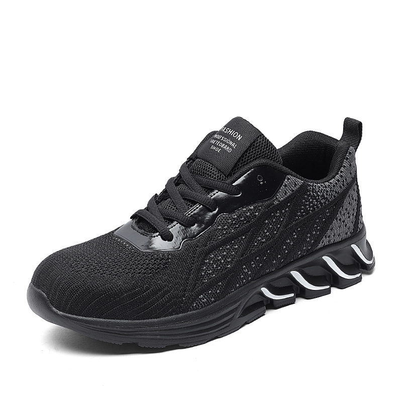 Men's Lightweight Steel-Toe Safety Shoes