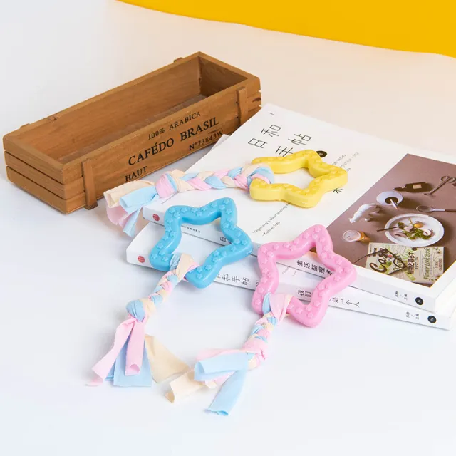 Pet Toy Dog Bite Rubber TPR Knot Toy Random Color - Shop at LoveMi