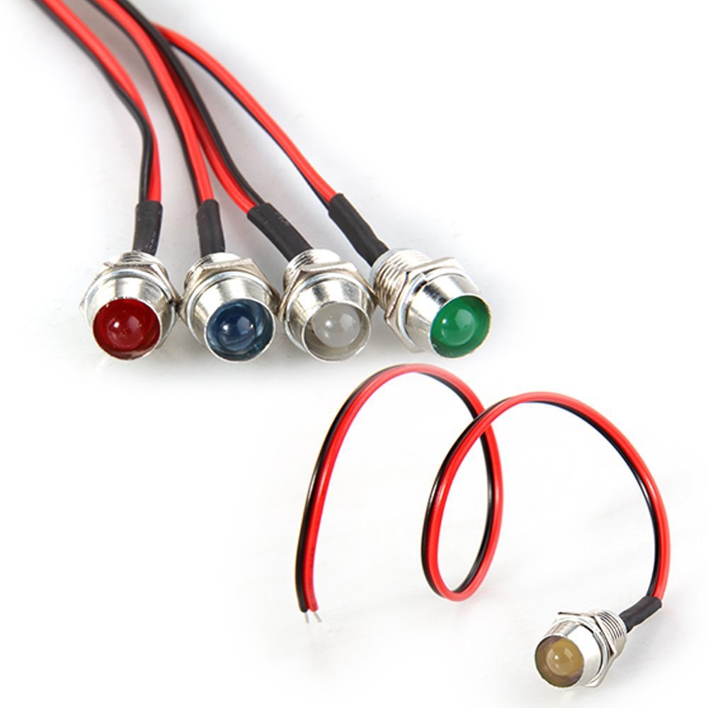 LED 5MM 5-12V With Wire Light-emitting Diode With Wire Lamp Beads — foto 5