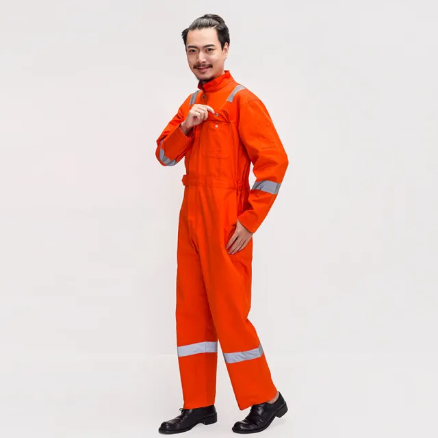 Spring And Autumn One piece Overalls Protective Workwear And Workwear Orange - Shop at LoveMi