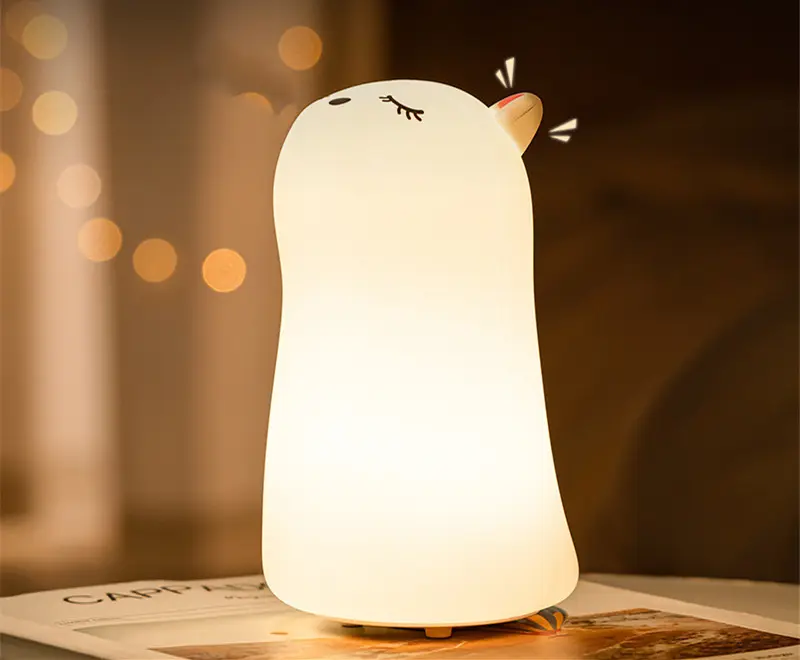 Strange New Silicone Lamp Atmosphere Bedroom Night Light Led